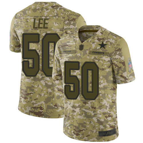 Men Dallas Cowboys Limited Camo Sean Lee #50 2018 Salute to Service NFL Jersey->nfl t-shirts->Sports Accessory